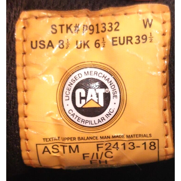 CAT Women’s Composite‎ Toe Work Shoes Quake CT ASTM/COMP TOE Size 8.5 - Picture 10 of 10